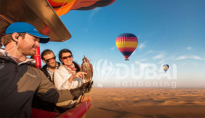 adventure hot air balloon Dubai with ATV quad bike ride
